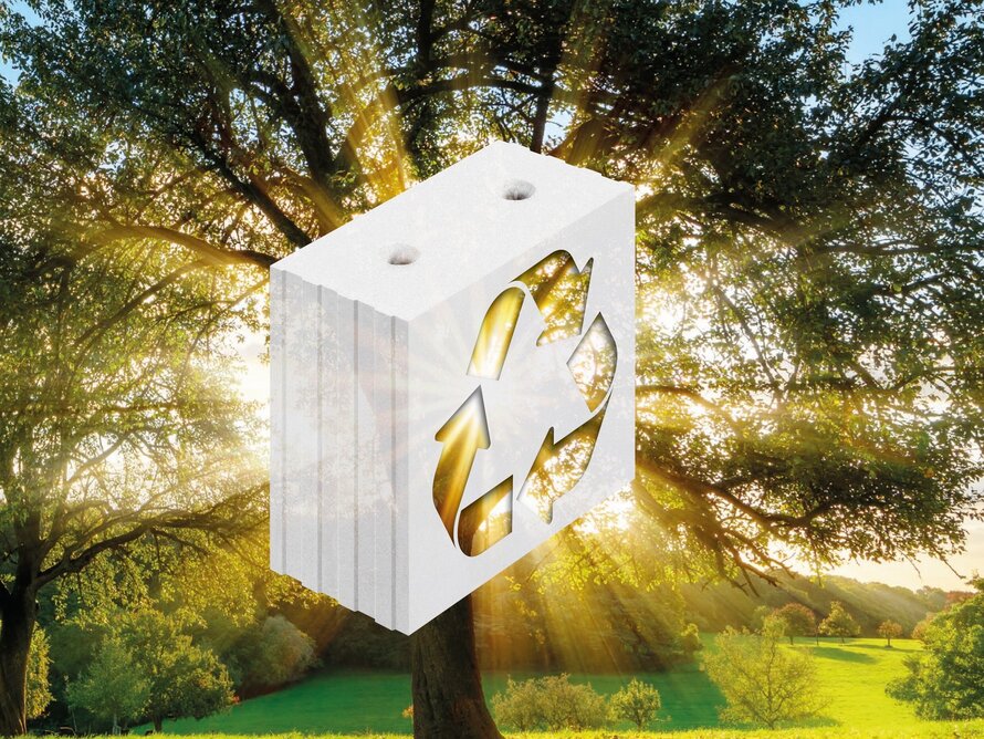 Titelseite des Folders "Recycling" Titel des Folders "Recycling"