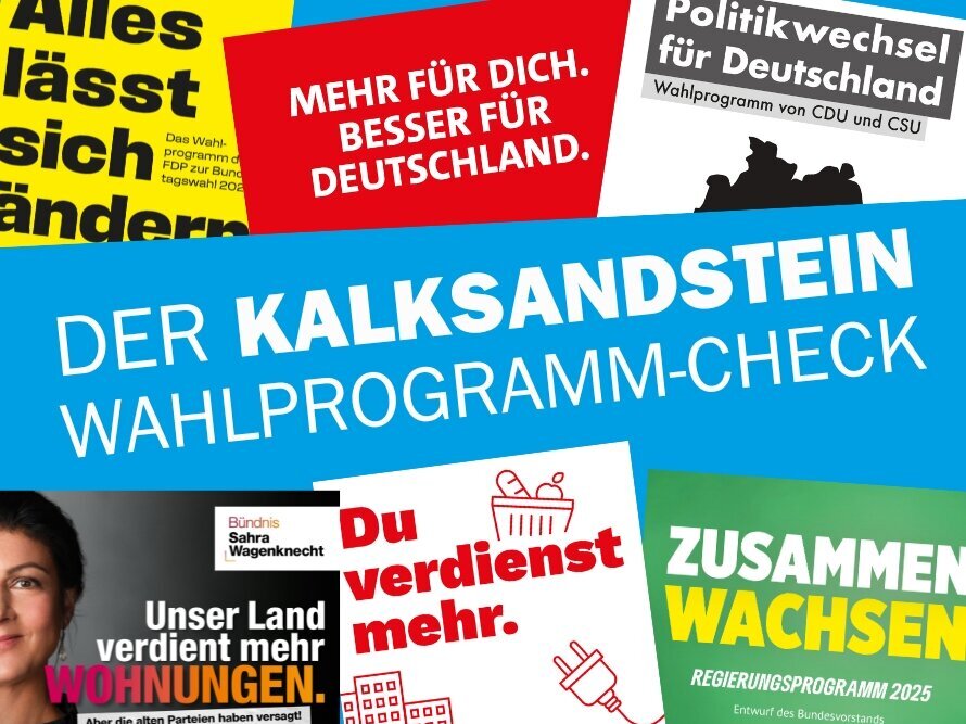 Kalksandstein-Wahlprogramm-Check